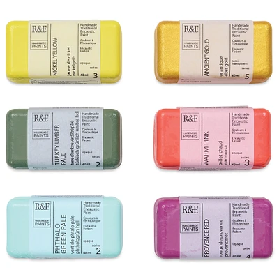 R&F Encaustic Paint - Limited Edition Holiday Colors, Set of 6