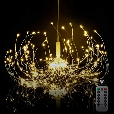 Kitcheniva LED Firework Copper Wire Strip Fairy Light With Remote