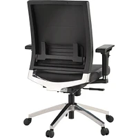 Lorell Executive Swivel Chair,28-1/2"x28-1/4"x43-1/2",Black Leather