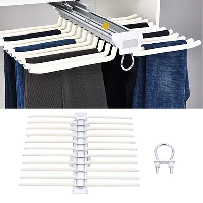 Kitcheniva 22 Arms Pull Out Sliding Trousers Pants Hanger Organizer