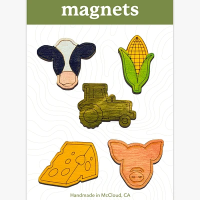 Farm Magnets Set - Farmer Gift