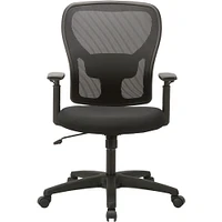 Lorell Task Chair, Mesh Mid Back, 27-1/2" x 27-3/4" x 41-7/8", Black