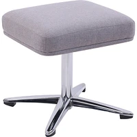 Lorell Ottoman, 4-Leg Base, 18"Wx16-3/4"Lx18"H, Gray