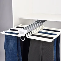 Kitcheniva 22 Arms Pull Out Sliding Trousers Pants Hanger Organizer