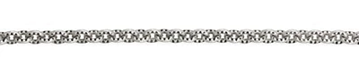 Textured Link Chain 2.4x2.6mm Antique Silver Plated (Priced per Foot) -