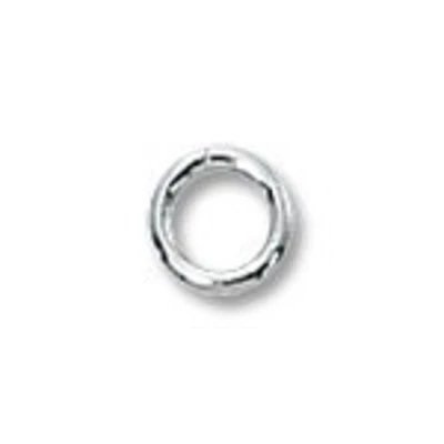 Jump Ring Round Closed 4mm Sterling Silver (1-Pc)