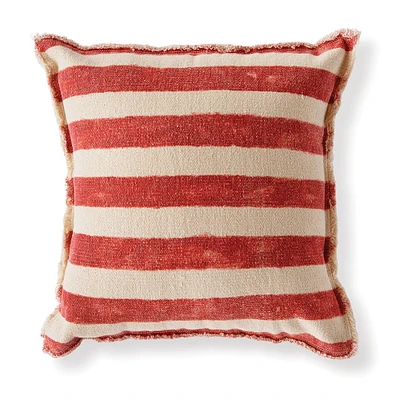 Patriot Stripes Square Pillow
