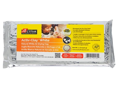 Activa Activ-Clay, White, 1.1 lb.
