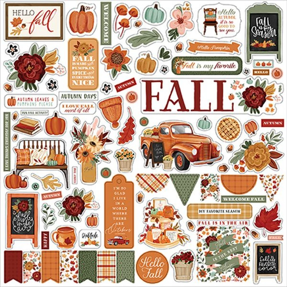 Carta Bella Welcome Fall Stickers