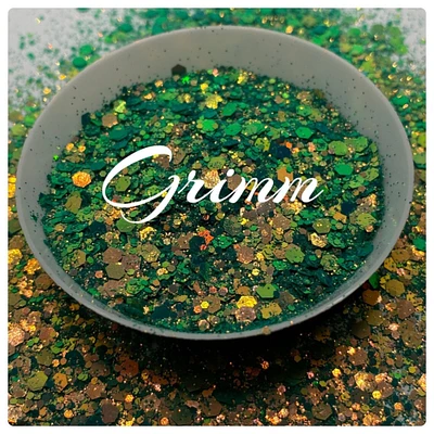Grimm: Two tone color shift chunky glitter by Twofaced Glitters