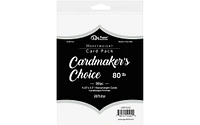 Cardmakers Choice Card 5.5x4.25 80lb White 50pc