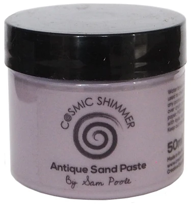 Cosmic Shimmer Antique Sand Paste 50Ml By Sam Poole-Soft Damson