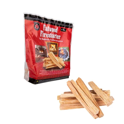 Better Wood Products (9904) Fatwood Firestarter Round Bundle, 4-Pounds