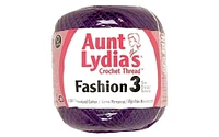 C&C Aunt Lydia's Fashion Crochet Sz3 Purple