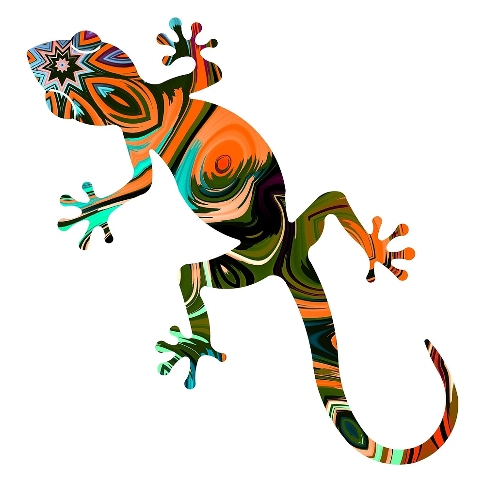 Gecko Medium Jubilee Metal Wall Art