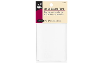 Dritz Patch Iron On Mending Fabric 6x13 White