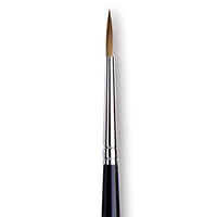 Da Vinci Maestro Kolinsky Brush - Long Tapered Round, Short Handle, Size 2