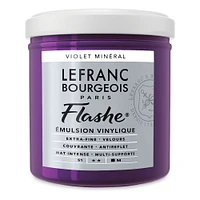 Lefranc & Bourgeois Flashe Vinyl Paint - Mineral Violet, 125 ml jar