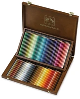 Caran d'Ache Supracolor Soft Aquarelle Pencil Set - Assorted Colors, Wood Box Set of 80