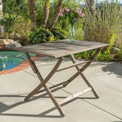 GDFStudio St. Nevis Outdoor Folding Table