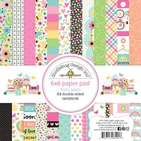Doodlebug Double-Sided Paper Pad 6"X6"-Hello Again