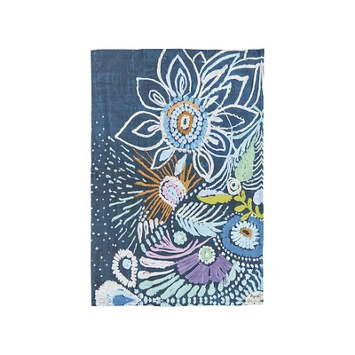 Abstract Floral Printed Kitchen Towel