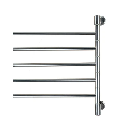 Amba Products 25.25" Stainless Steel Jack Model D005 5 Polished Bars Plug In Towel Warmer