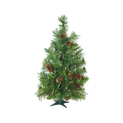 Northlight 3' Pre-Lit Green Medium Dakota Pine Artificial Christmas Tree - Clear AlwaysLit Lights