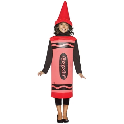 The Costume Center Red and Black Crayola Unisex Child Halloween Costume - Medium