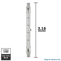 USHIO 100w 120v 79MM SHORT R7S-12 base Halogen Bulb