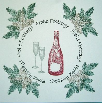 Nellie's Choice Christmas Time Clear Stamp Happy New Year