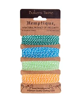 Hemptique  Cotton Bakers Twine 2 Ply Card Set - Raspberry Sorbet