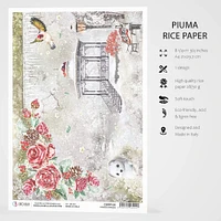 Ciao Bella  Rice Paper A4 Frozen Garden