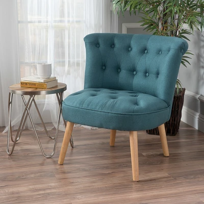 GDFStudio Donna Plush Modern Tufted Accent Chair