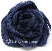 Hemp - Beautifully Dyed Vivid Colors, Combed Top Roving for Spinning, Blending, Felting, Weaving.