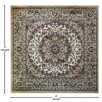 Masada Rugs Bellagio Collection Traditional Area Rug - Design B401