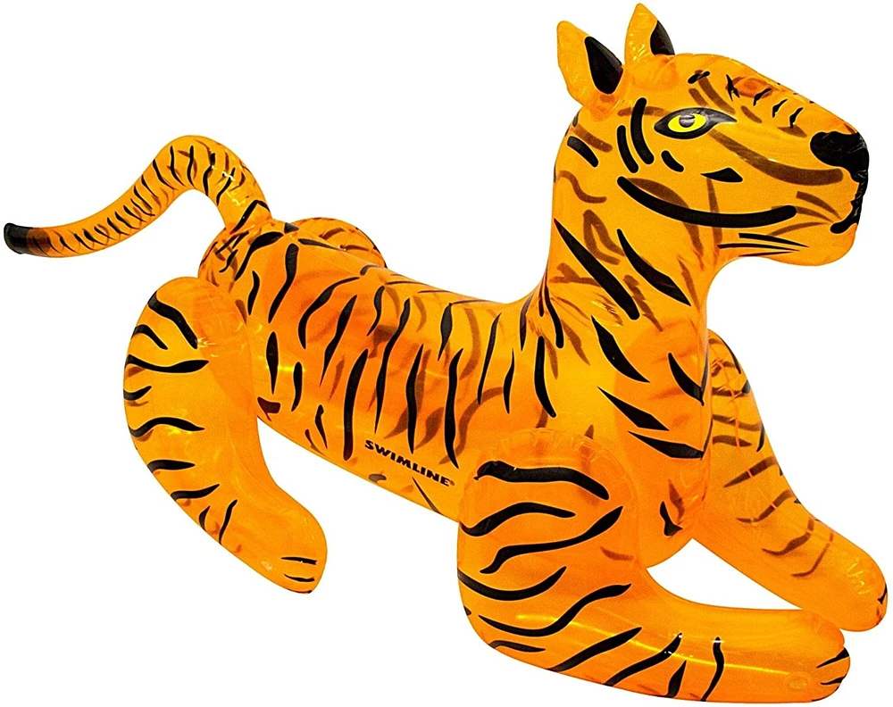 Swimline 73" Inflatable Tiger Ride-On Pool Float