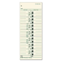 TOPS Time Clock Cards Replacement for 10-800292 One Side 3.5 x 9 500/Box