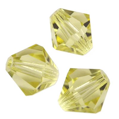 Preciosa Crystal Bicone Bead 6mm Jonquil (Package of 40)