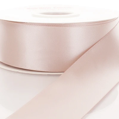 2.25" Double Faced Satin Ribbon 817 Champaigne 100yd