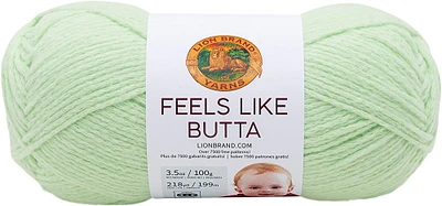 Lion Brand Feels Like Butta Yarn-Mint