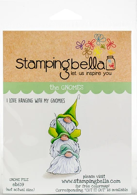 Stamping Bella Cling Stamps-Gnome Pile