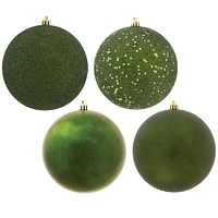 4" Moss Green Ball 4 Finish Asst 12/Bx