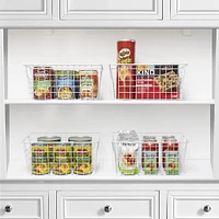 Sorbus Wire Metal Baskets Organizer For Food Pantry, Kitchen, Bathroom, Closet and More