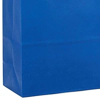 Hallmark 12" Large Paper Gift Bag Assortment, Pack of 12 in Blues, Red, Yellow, Black - Solids and Geometric Patterns for Birthdays, Father's Day, Holidays and More