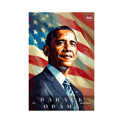 Barack Obama Poster, US President Print, Office Poster