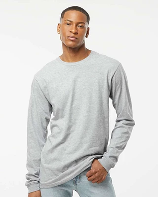 Unisex Heavyweight Jersey Long Sleeve T-Shirt | 5.5 oz./yd², 100% ring-spun USA cotton Shirt | Comfortable Tee Long Sleeve