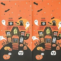 Black & Orange Plastic Spooky Friends Room Roll