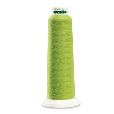 Aerolock Polyester Serger Thread --- 2,000 Yds --- Sour Apple Color -- Ref. # 8990 by Madeira®
