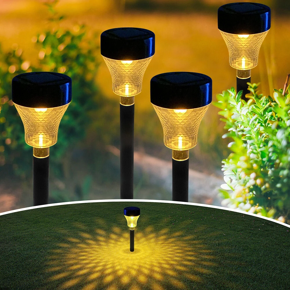 Kitcheniva Solar Garden Lights Yard Stake Lamps Warm White